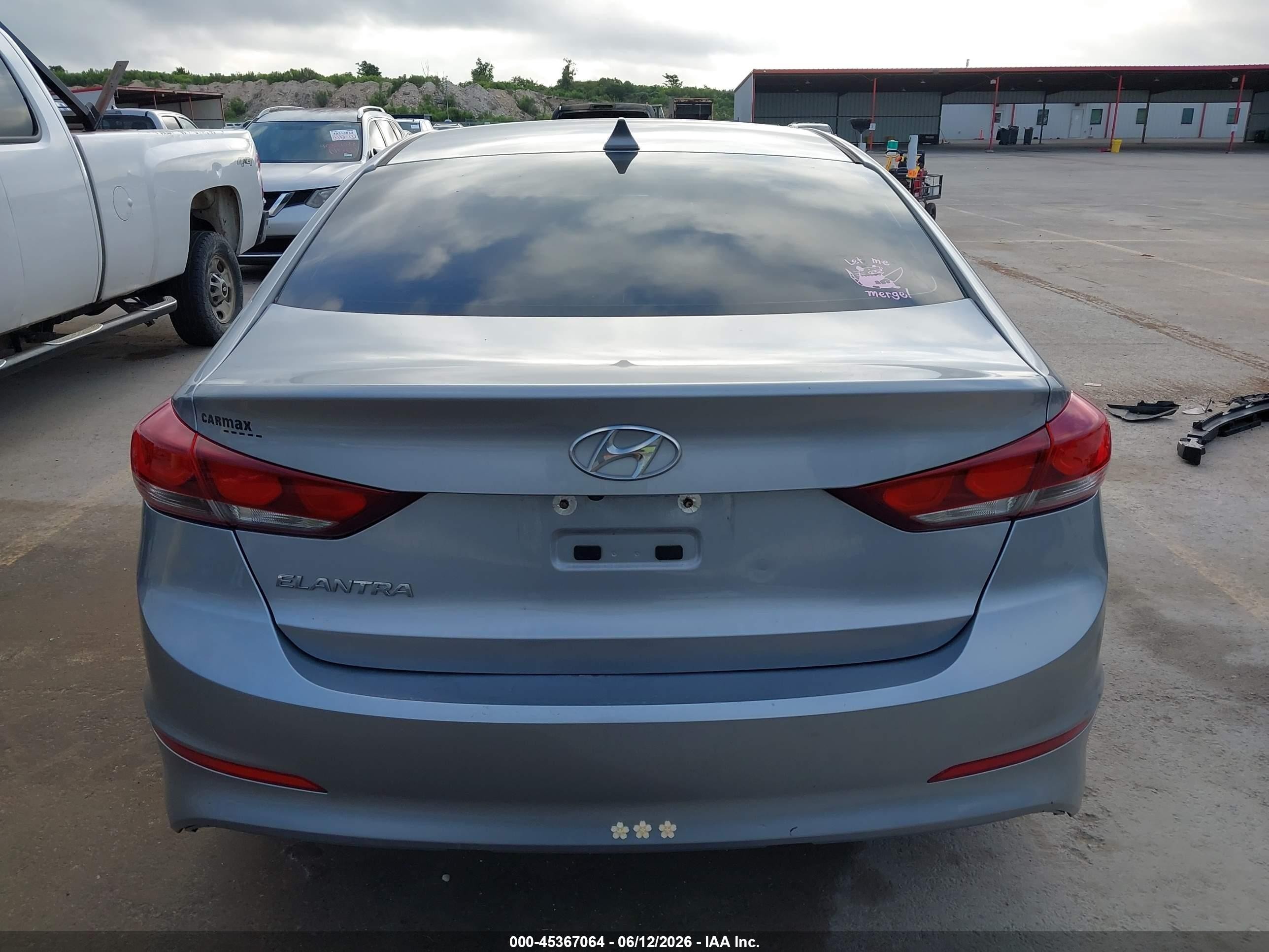 2017 Hyundai Elantra Value Edition Silver vin: 5NPD84LF9HH205817