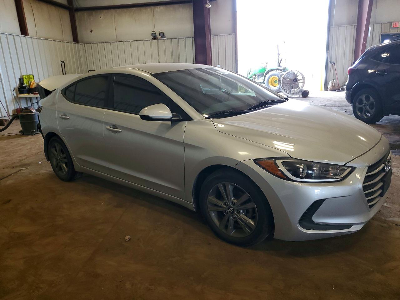 2018 Hyundai Elantra Sel Silver vin: 5NPD84LF9JH221652
