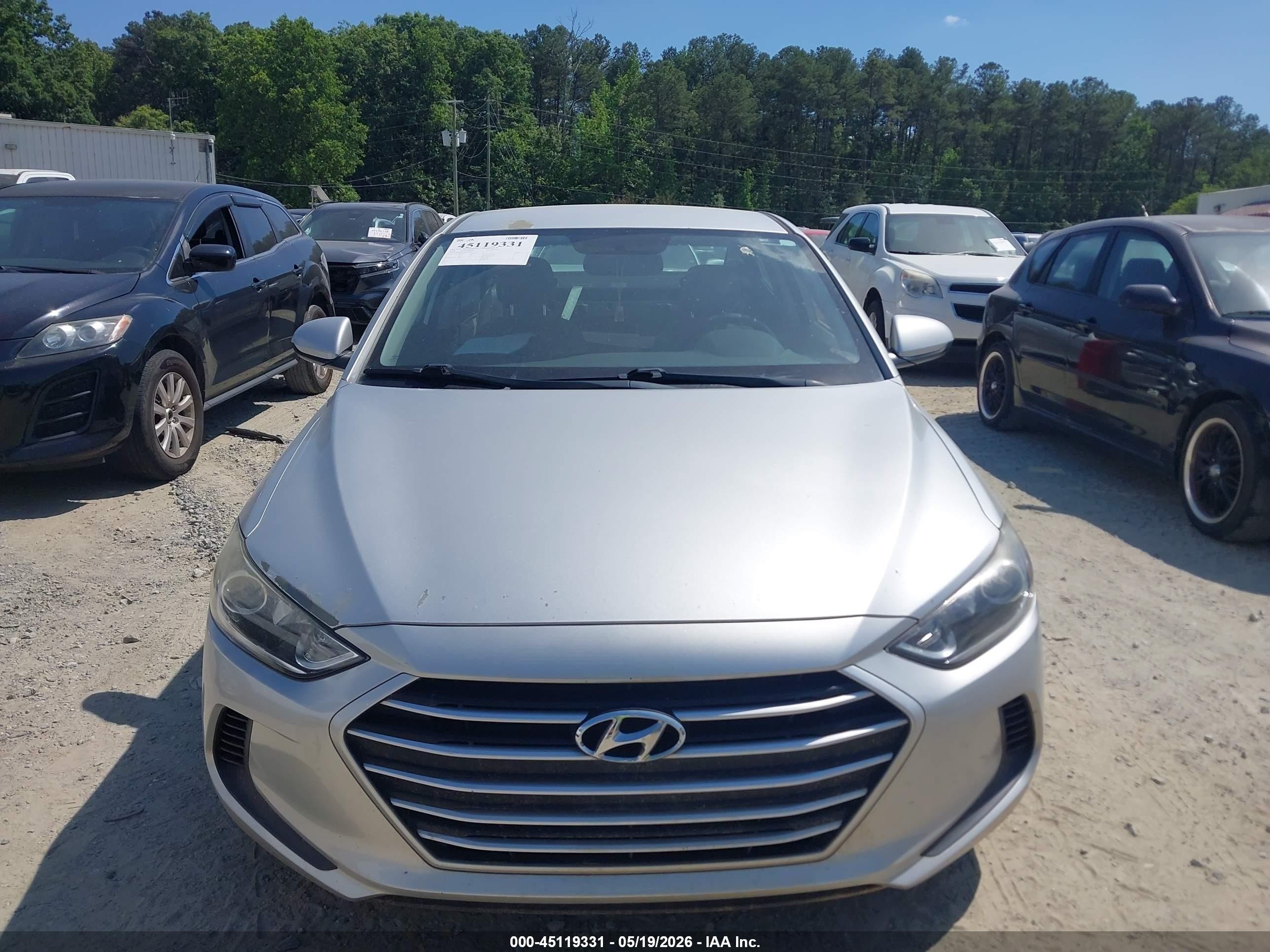 2018 Hyundai Elantra Sel Silver vin: 5NPD84LF9JH249838