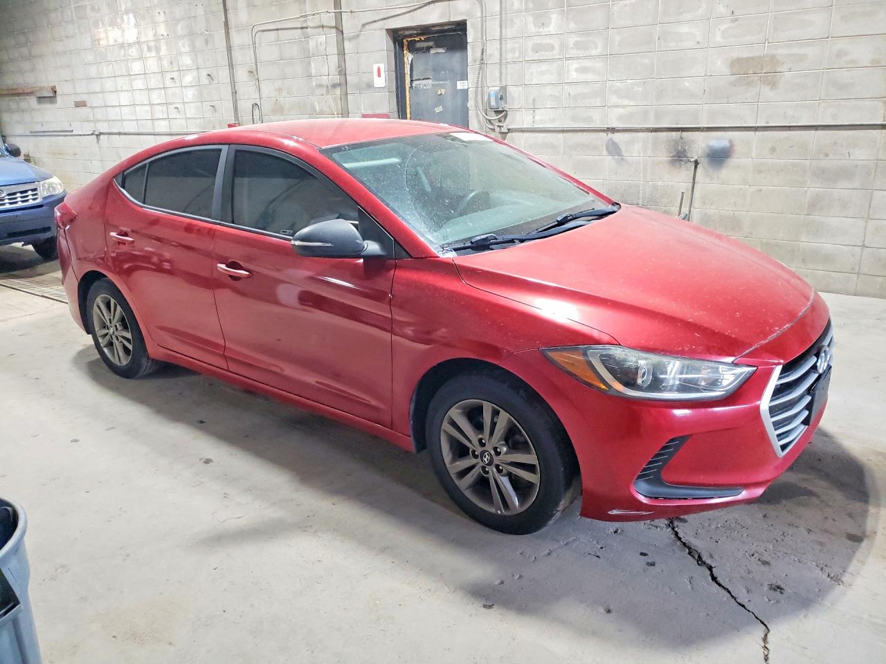 2018 Hyundai Elantra Sel Красный vin: 5NPD84LF9JH300013