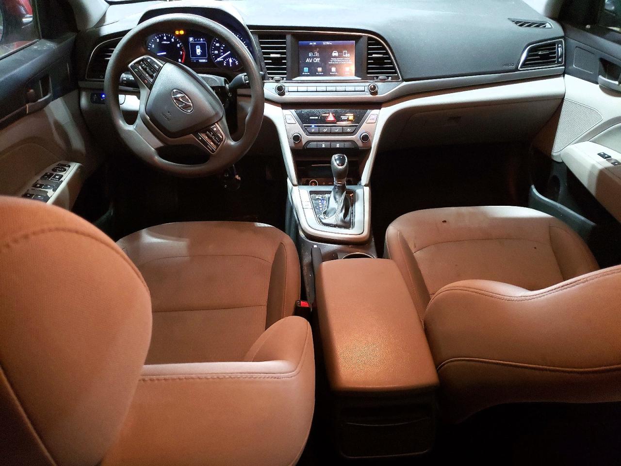 2018 Hyundai Elantra Sel Красный vin: 5NPD84LF9JH300013