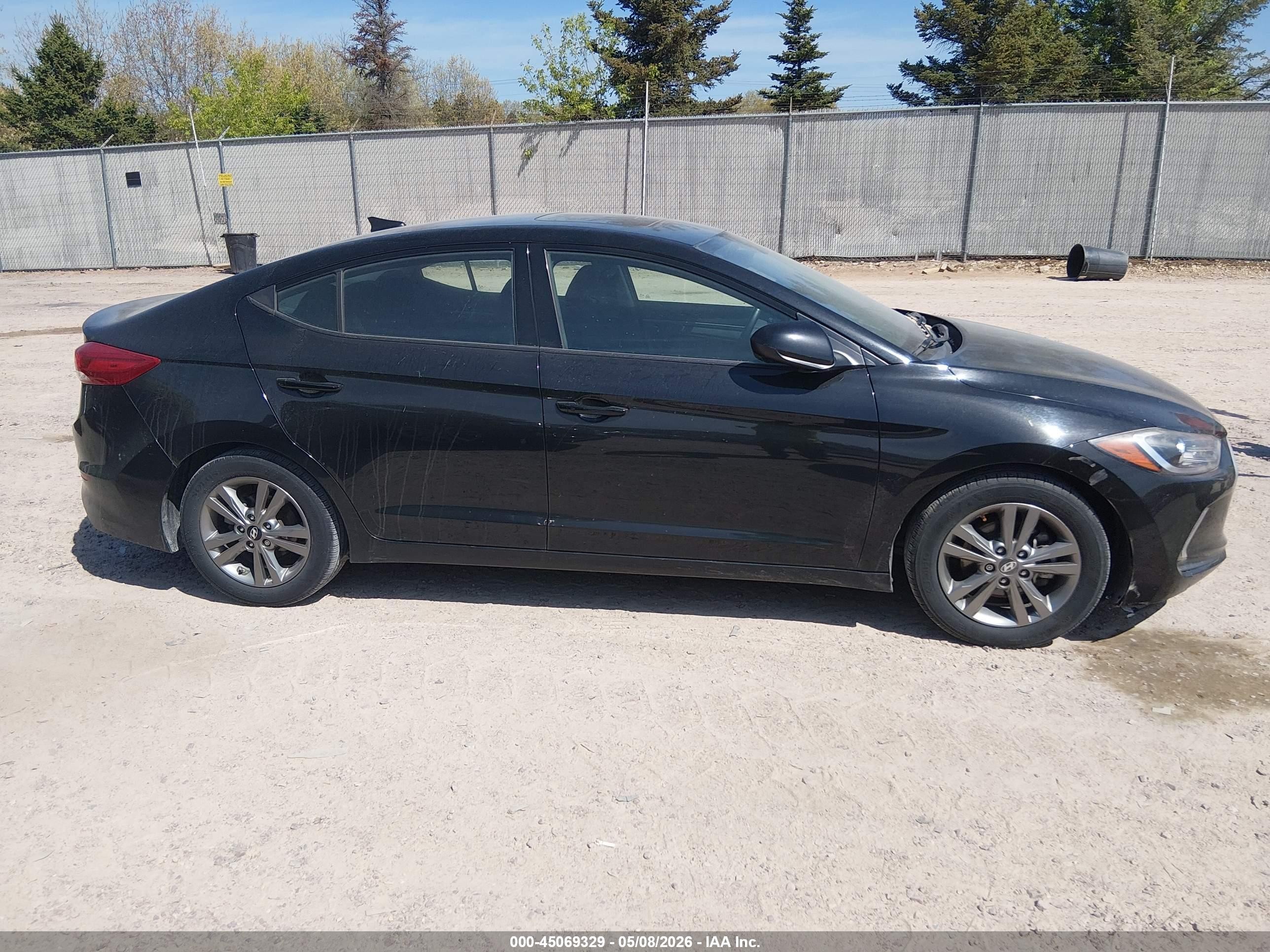 2018 Hyundai Elantra Value Edition Black vin: 5NPD84LF9JH353925