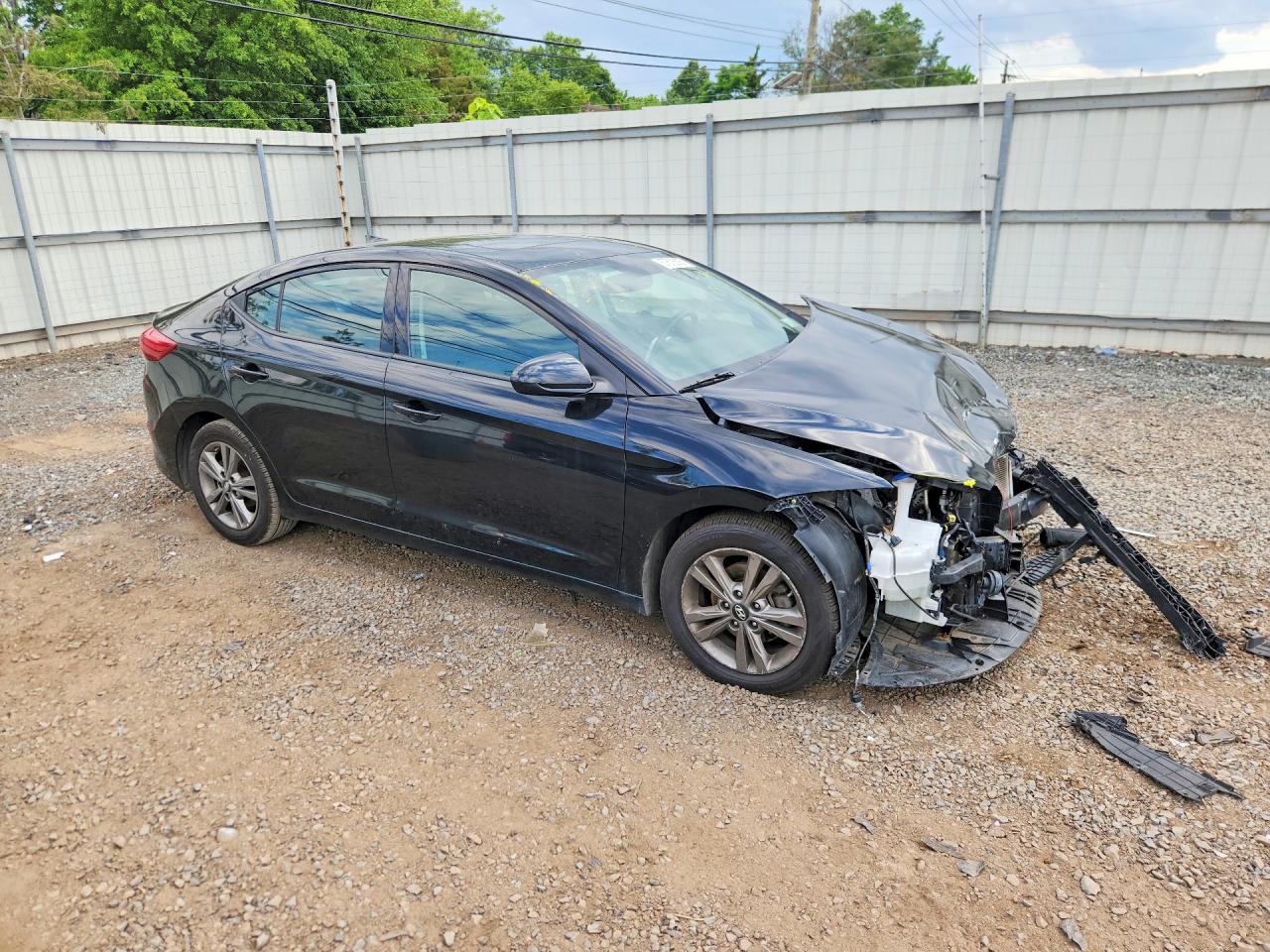 2018 Hyundai Elantra Value Edition Black vin: 5NPD84LF9JH397696