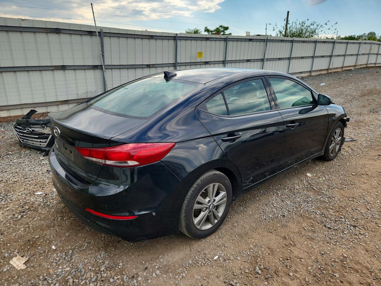 2018 Hyundai Elantra Value Edition Black vin: 5NPD84LF9JH397696