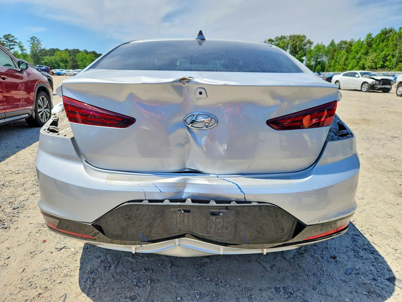 2019 Hyundai Elantra Value Edition Silver vin: 5NPD84LF9KH454884