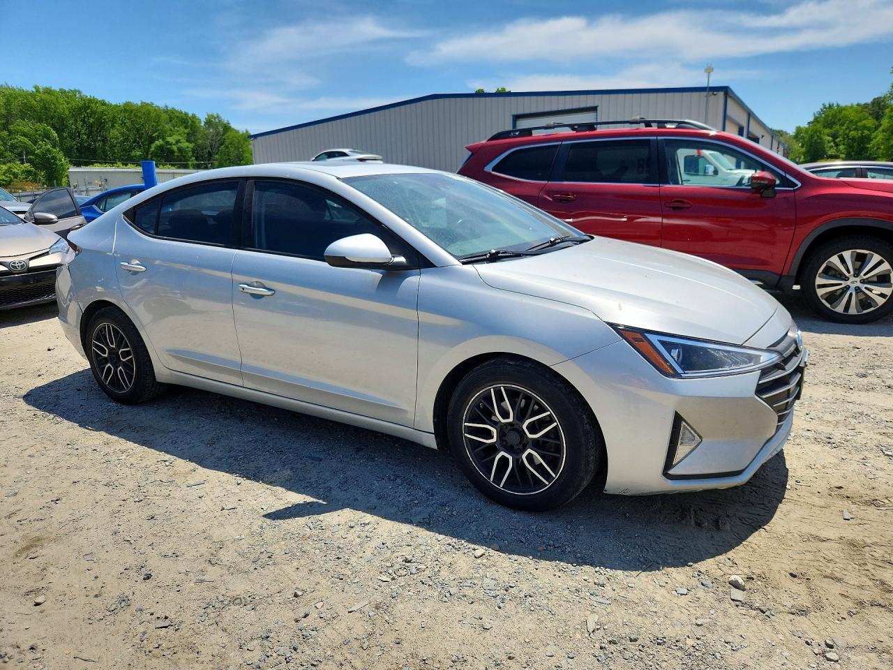 2019 Hyundai Elantra Value Edition Silver vin: 5NPD84LF9KH454884
