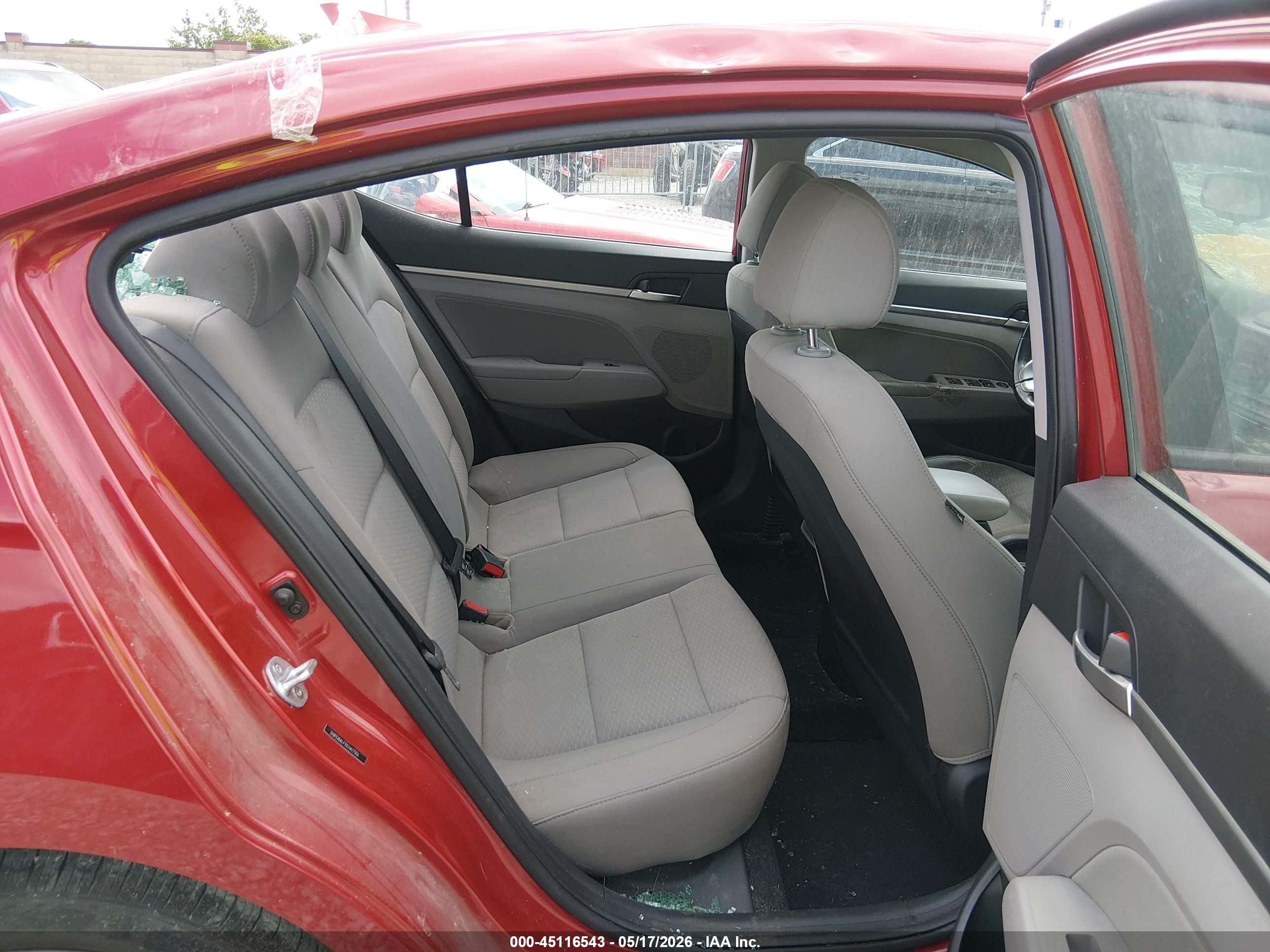2019 Hyundai Elantra Value Edition Red vin: 5NPD84LF9KH477176