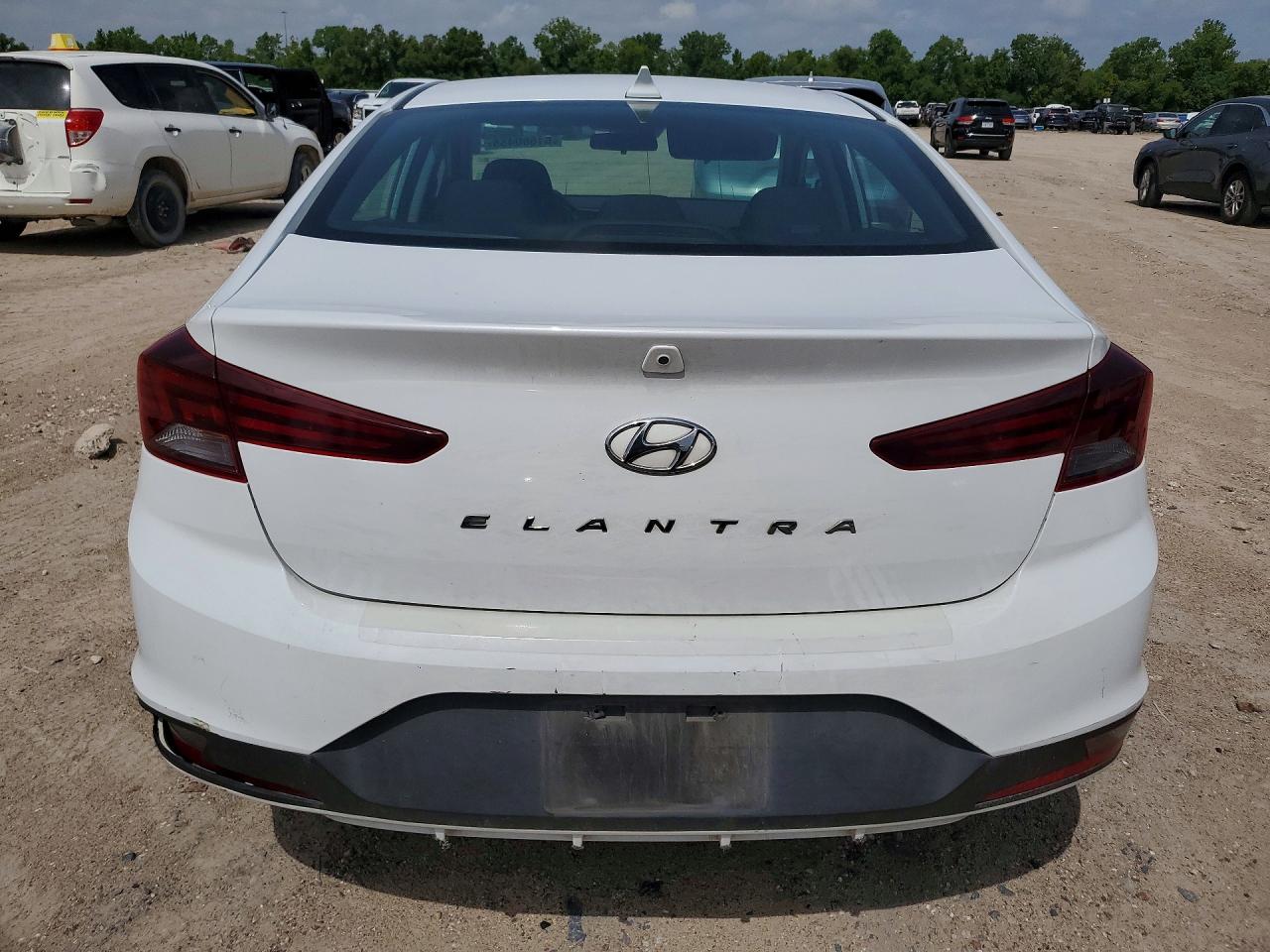 2020 Hyundai Elantra Sel White vin: 5NPD84LF9LH541413
