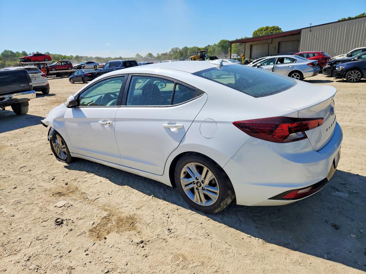 2020 Hyundai Elantra Value Edition White vin: 5NPD84LF9LH612271