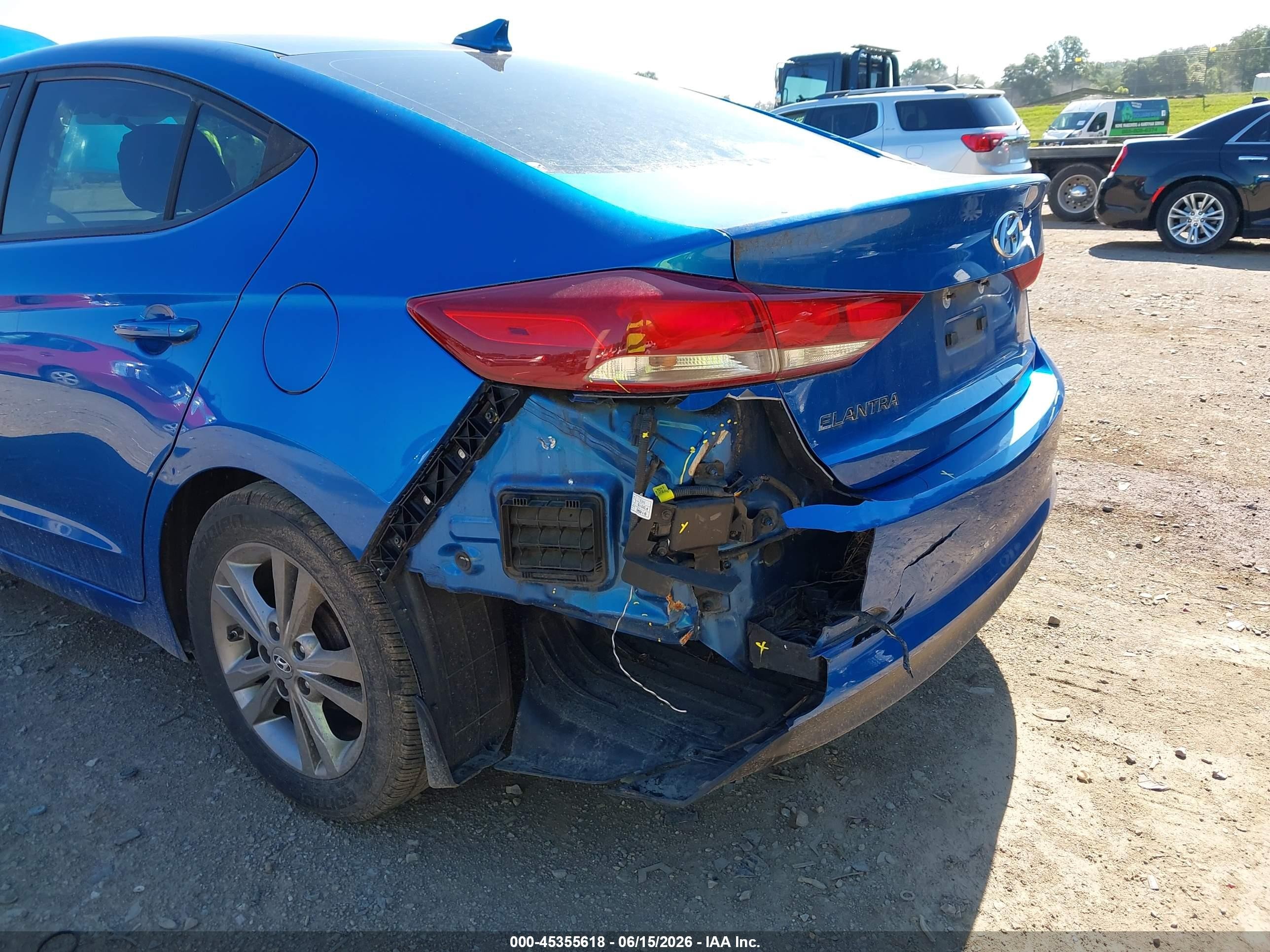 2017 Hyundai Elantra Se Синий vin: 5NPD84LFXHH027559