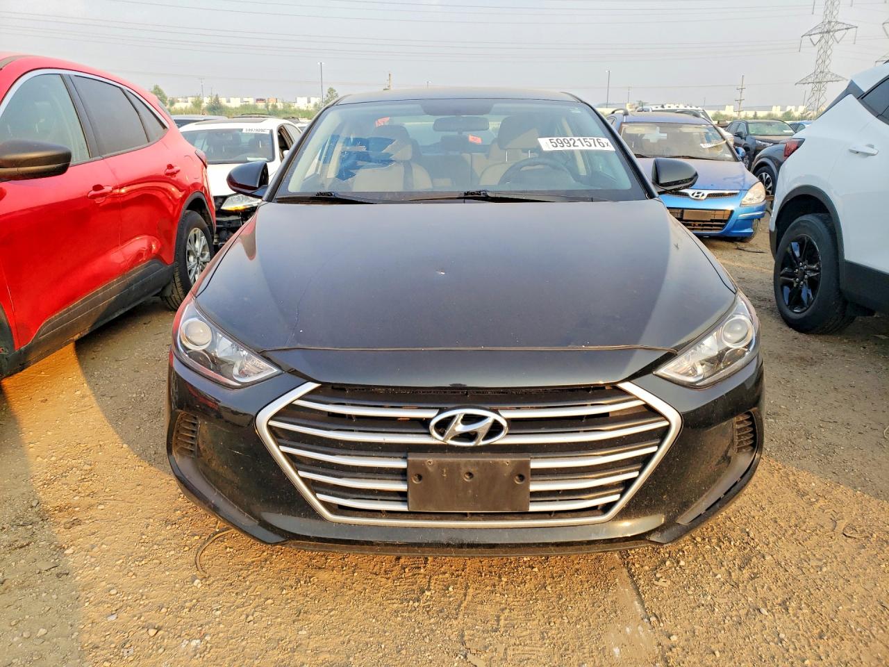2017 Hyundai Elantra Se Black vin: 5NPD84LFXHH102163
