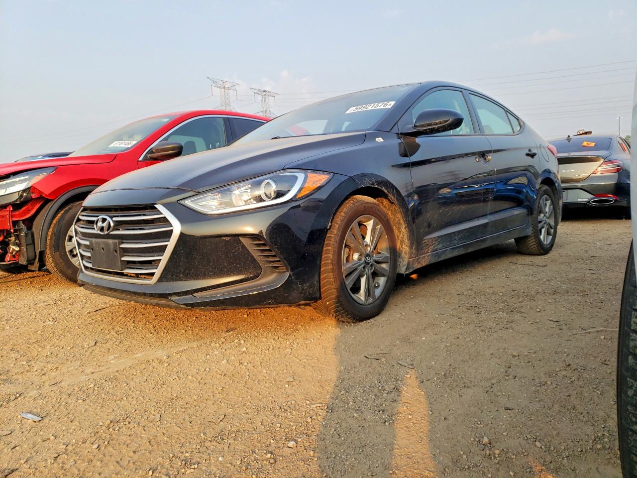 2017 Hyundai Elantra Se Black vin: 5NPD84LFXHH102163