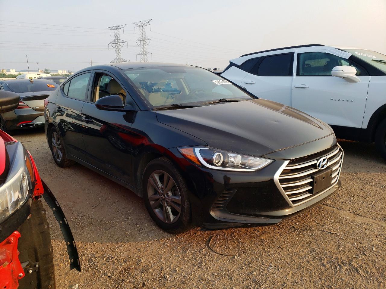 2017 Hyundai Elantra Se Black vin: 5NPD84LFXHH102163