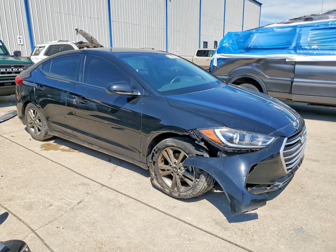 2018 Hyundai Elantra Sel Black vin: 5NPD84LFXJH335045