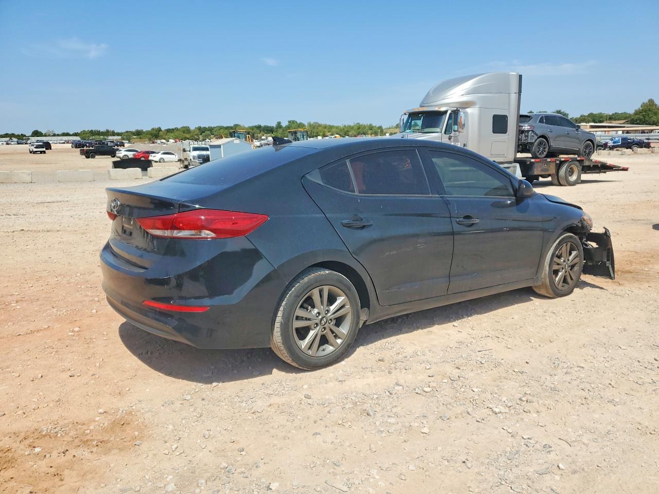 2018 Hyundai Elantra Sel Black vin: 5NPD84LFXJH387842