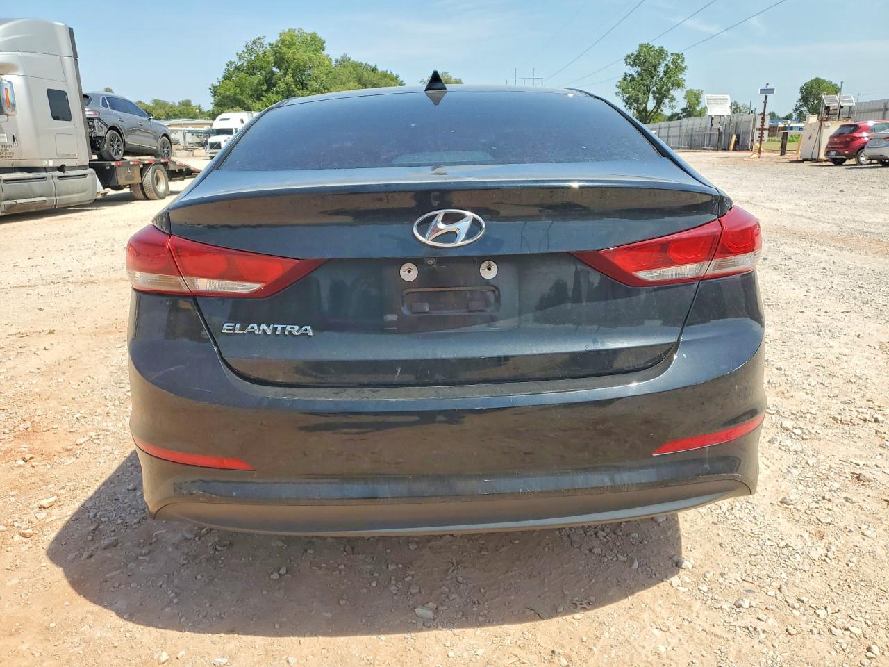 2018 Hyundai Elantra Sel Black vin: 5NPD84LFXJH387842
