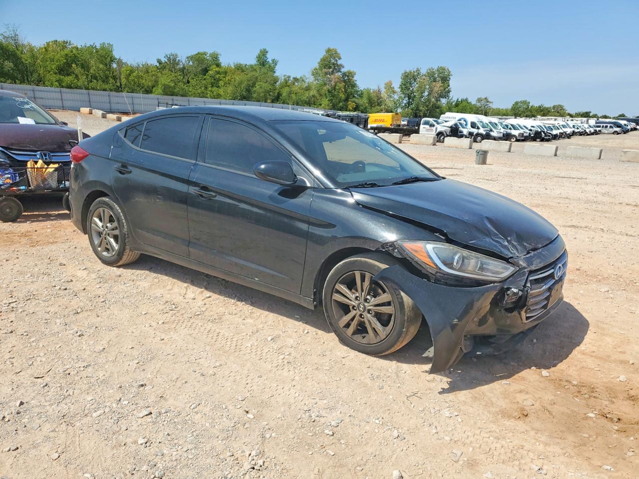 2018 Hyundai Elantra Sel Black vin: 5NPD84LFXJH387842