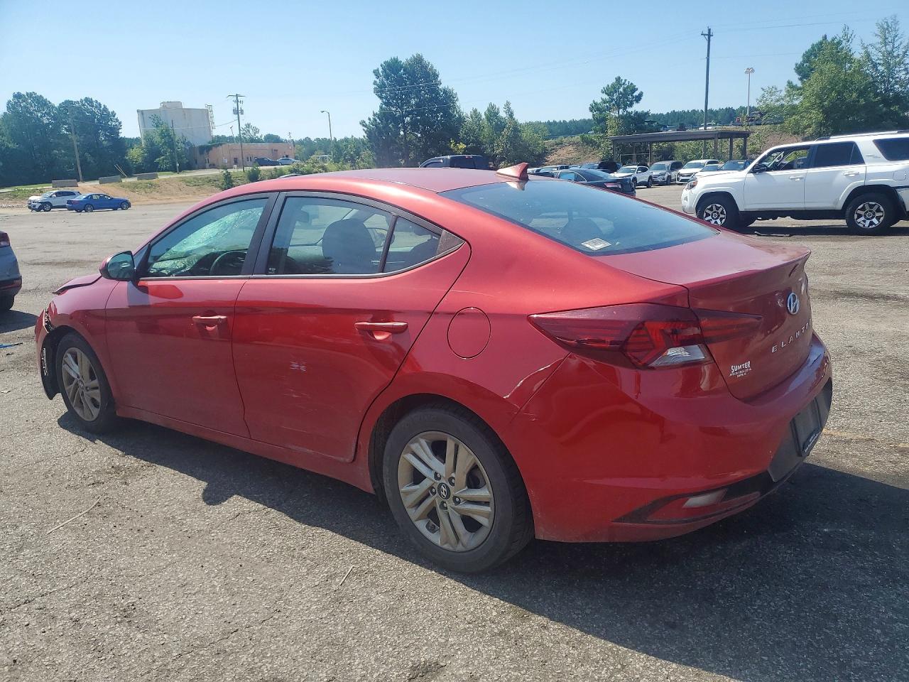 2019 Hyundai Elantra Sel Red vin: 5NPD84LFXKH410327