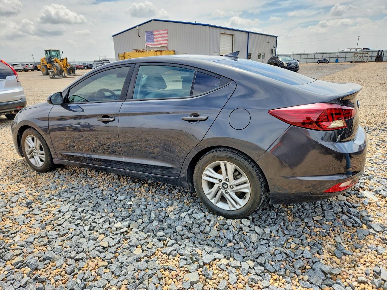 2020 Hyundai Elantra Sel Gray vin: 5NPD84LFXLH562013