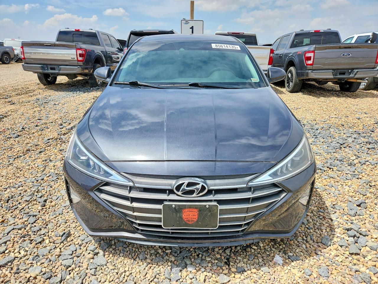 2020 Hyundai Elantra Sel Gray vin: 5NPD84LFXLH562013