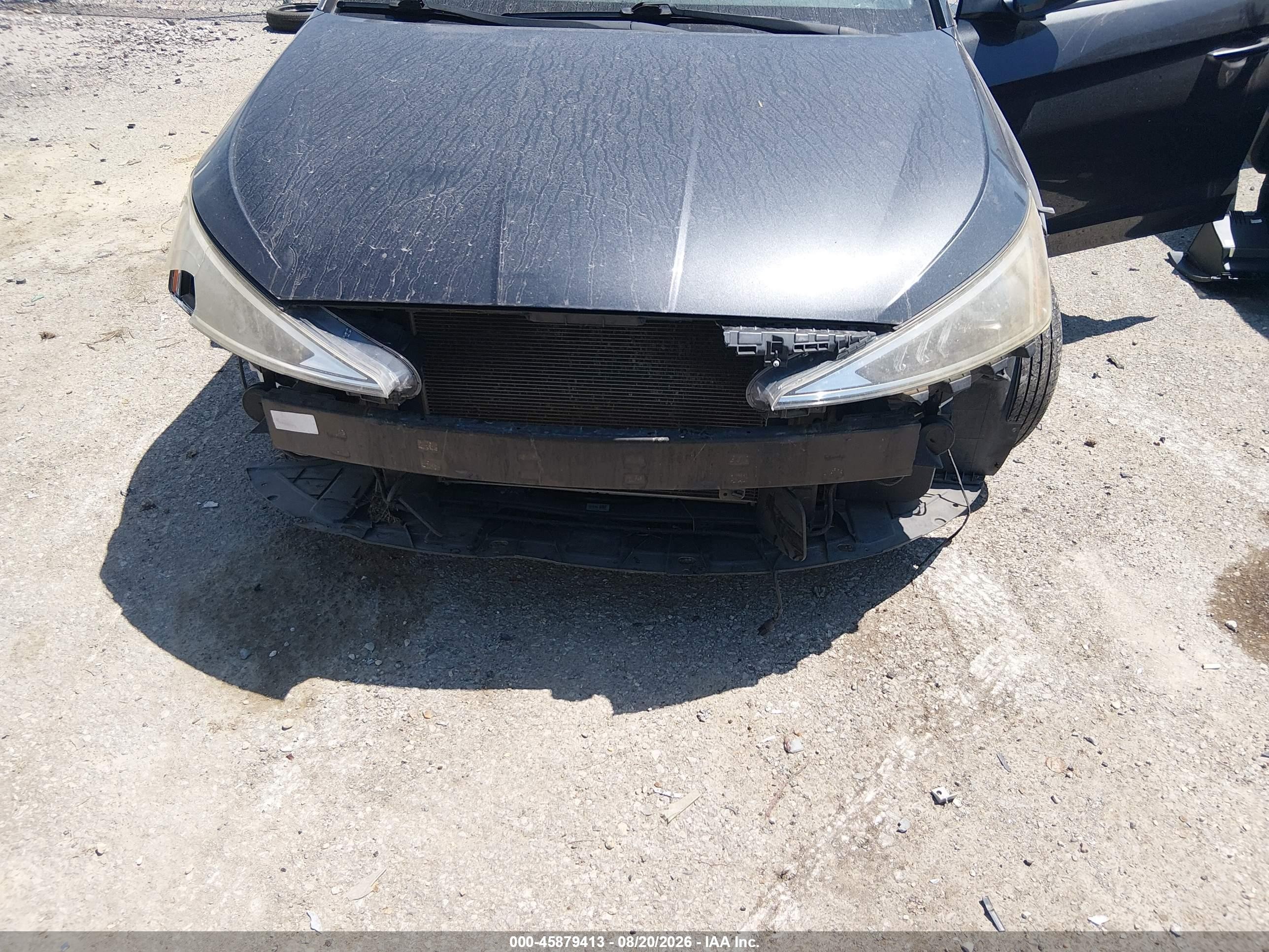 2020 Hyundai Elantra Sel Gray vin: 5NPD84LFXLH566384