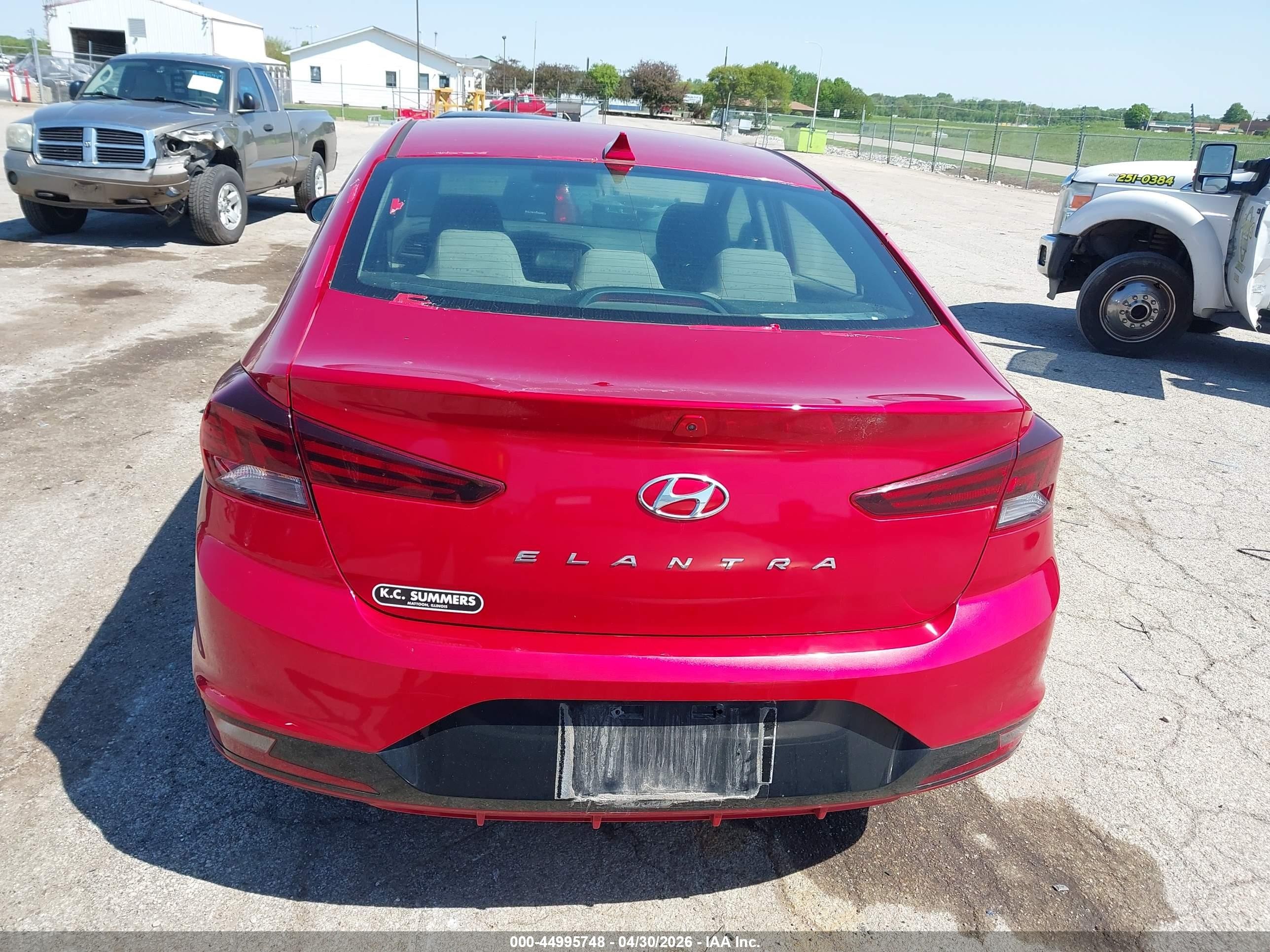 2020 Hyundai Elantra Sel Burgundy vin: 5NPD84LFXLH566983