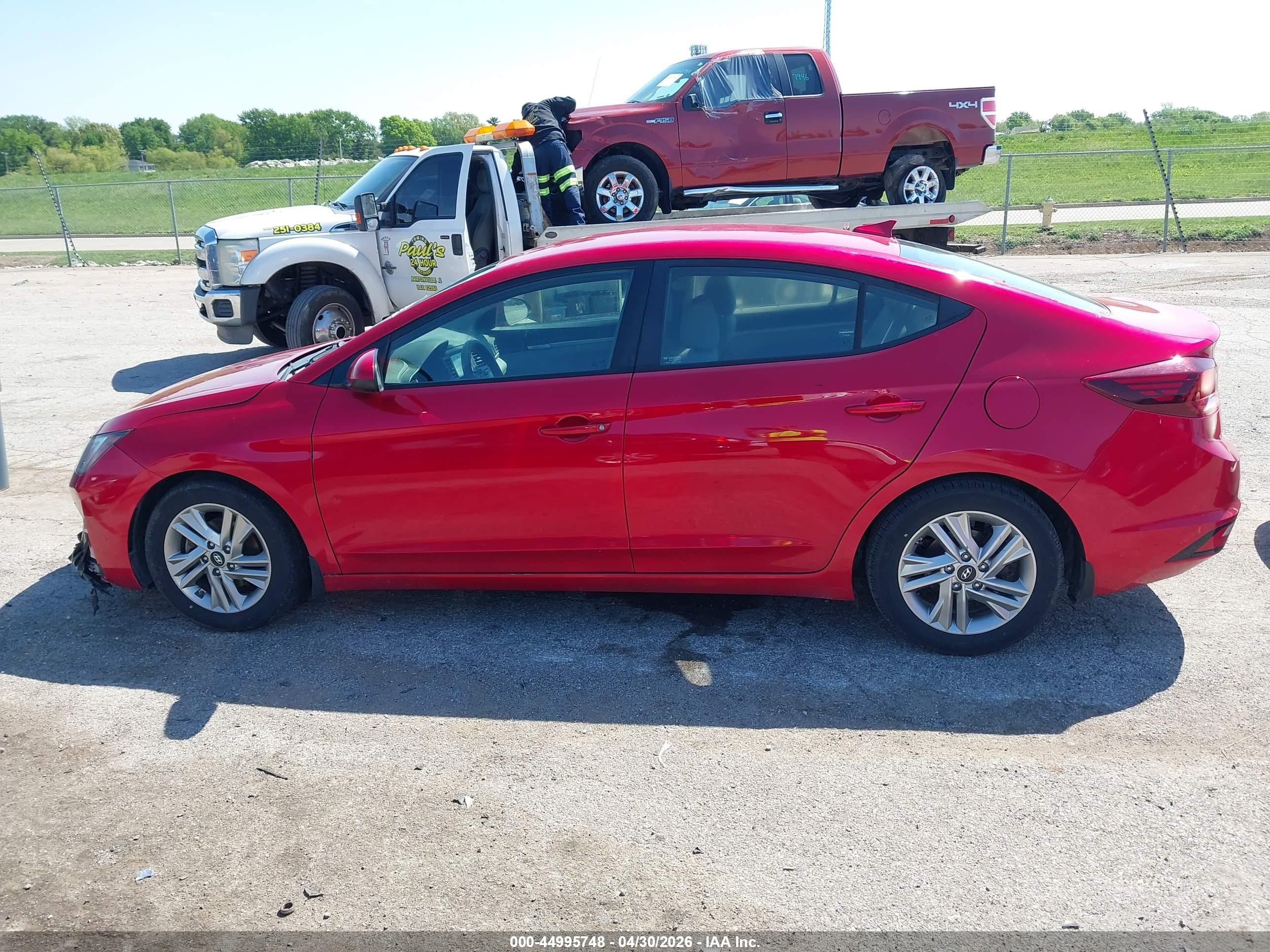 2020 Hyundai Elantra Sel Burgundy vin: 5NPD84LFXLH566983