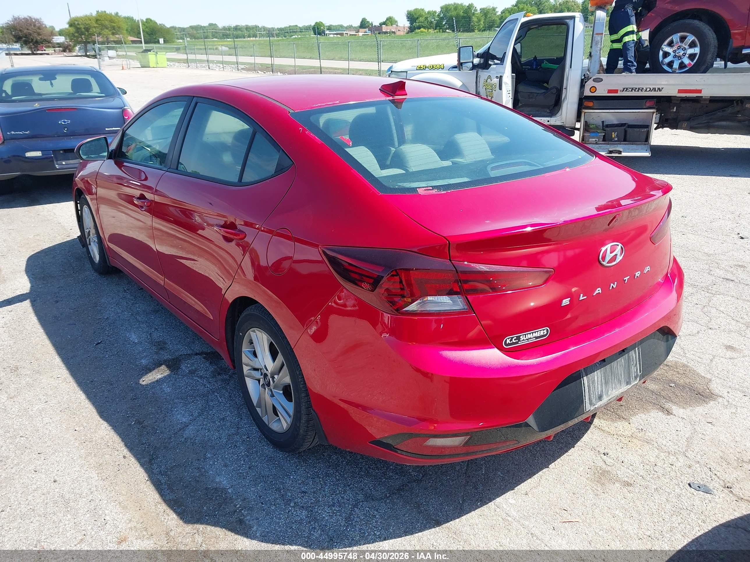 2020 Hyundai Elantra Sel Burgundy vin: 5NPD84LFXLH566983