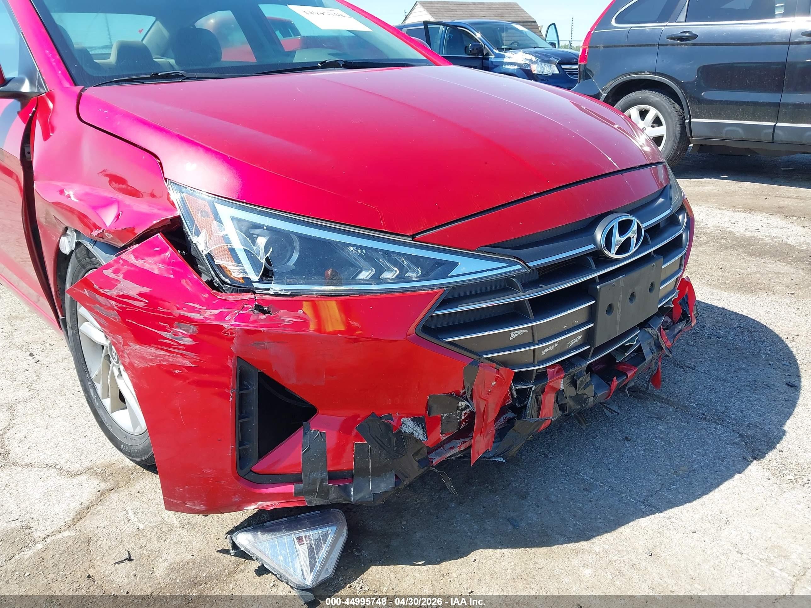 2020 Hyundai Elantra Sel Burgundy vin: 5NPD84LFXLH566983