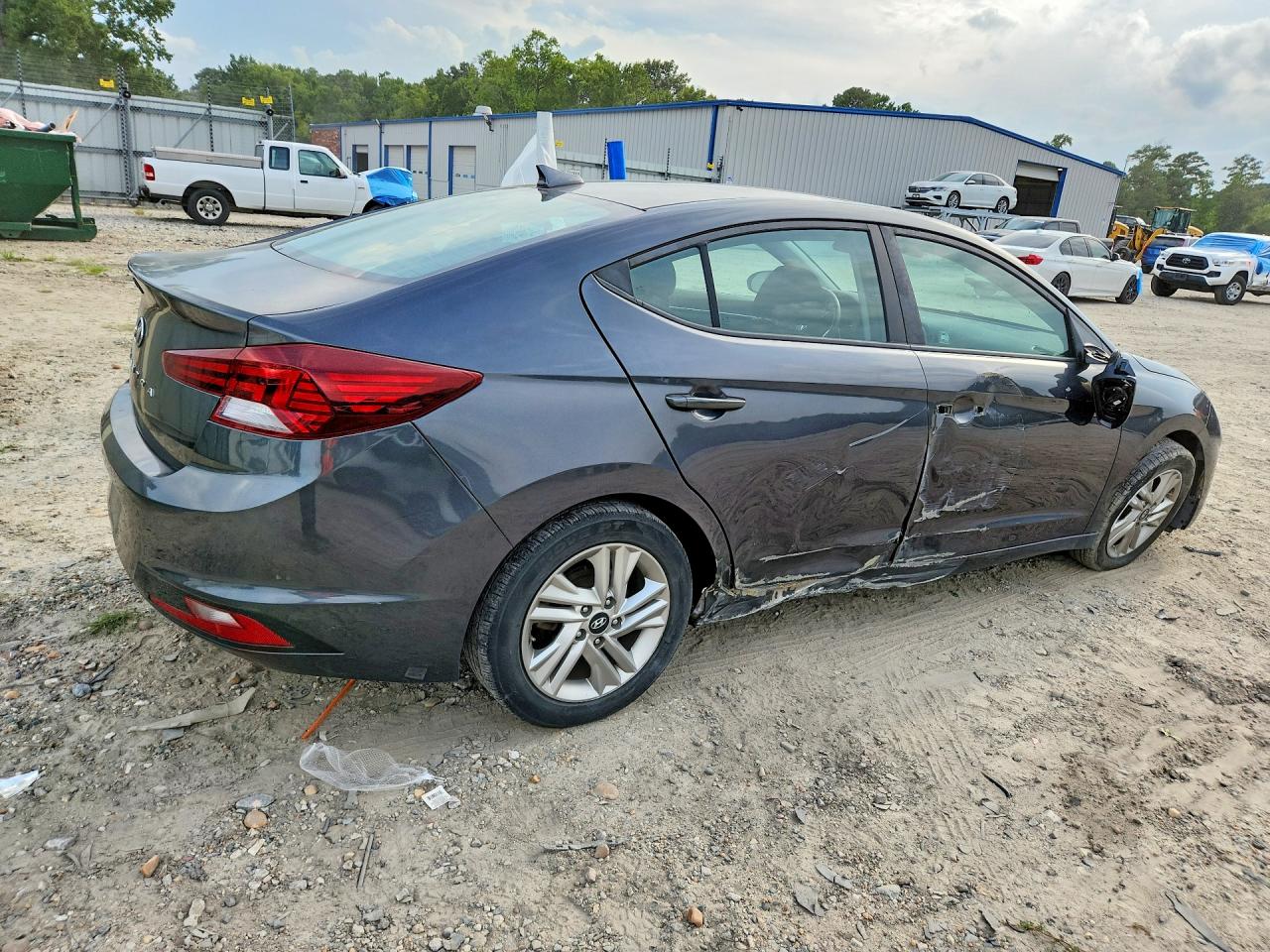 2020 Hyundai Elantra Sel Gray vin: 5NPD84LFXLH582343