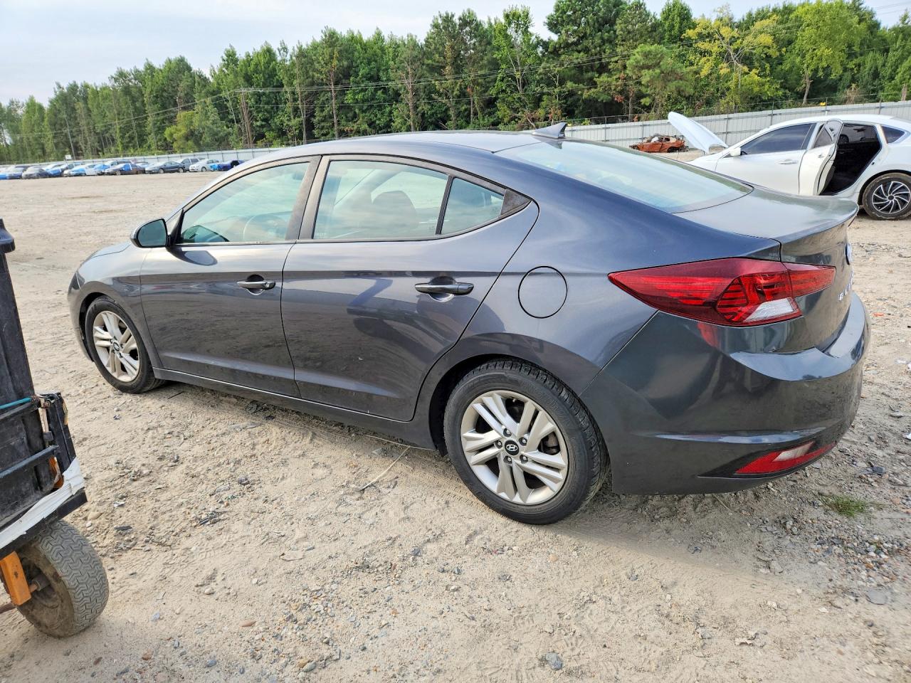 2020 Hyundai Elantra Sel Gray vin: 5NPD84LFXLH582343