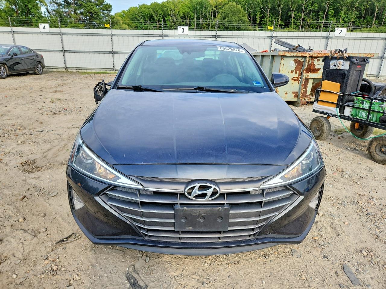 2020 Hyundai Elantra Sel Gray vin: 5NPD84LFXLH582343