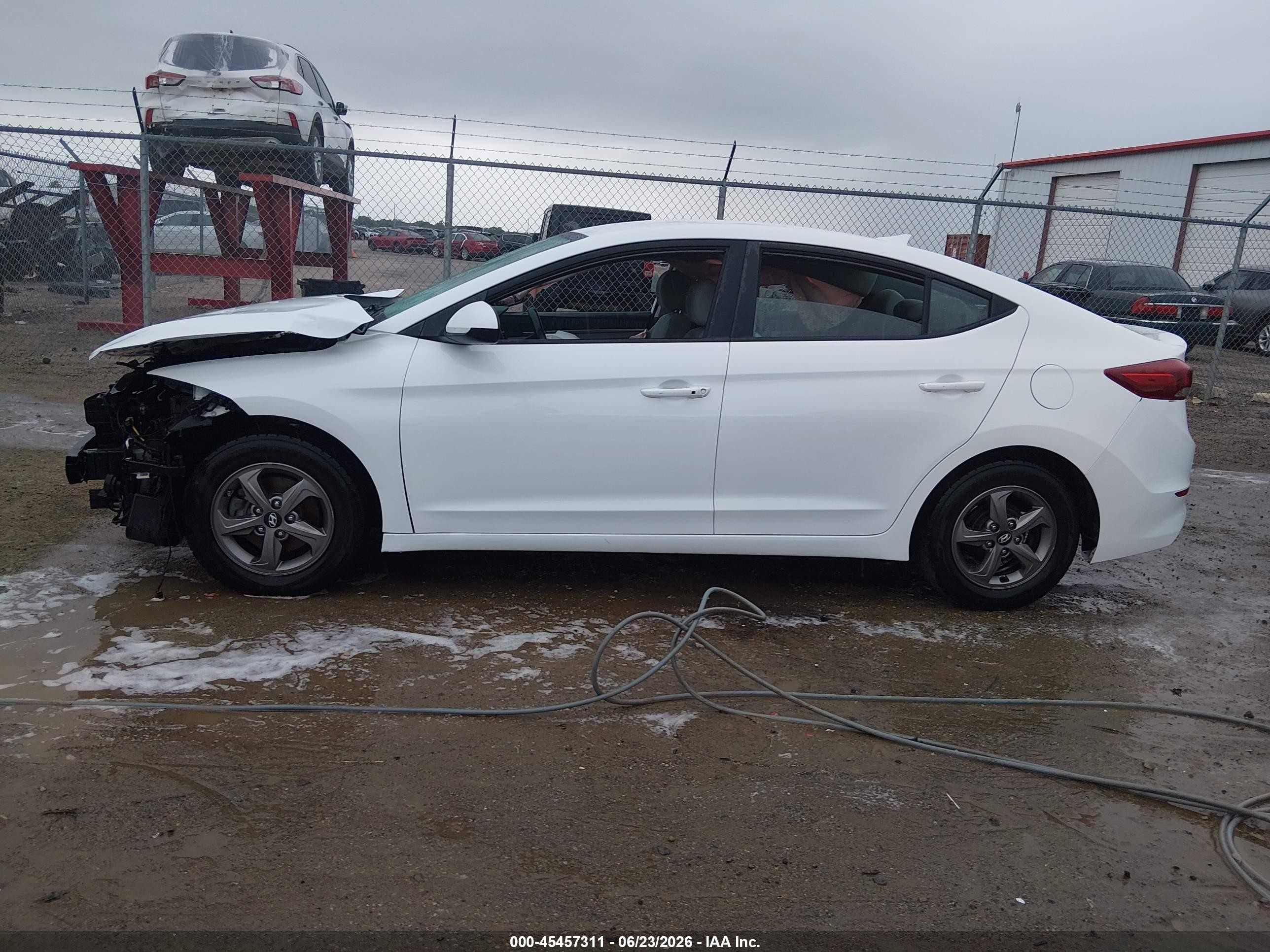 2017 Hyundai Elantra Eco White vin: 5NPD94LA9HH075507