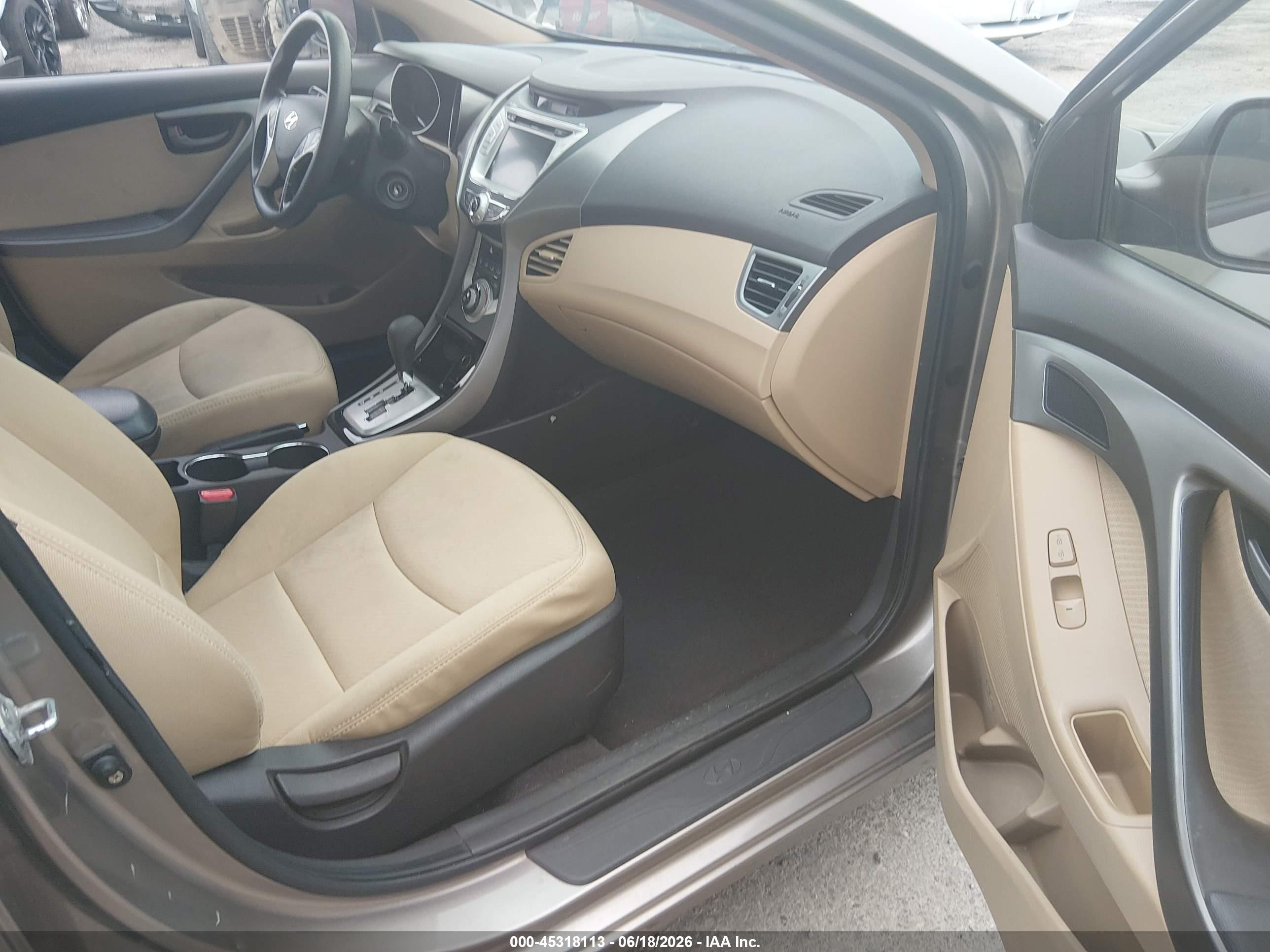 2011 Hyundai Elantra Gls Gray vin: 5NPDH4AE0BH007726