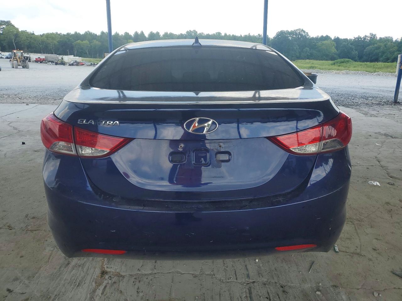 2011 Hyundai Elantra Gls Синий vin: 5NPDH4AE0BH019049