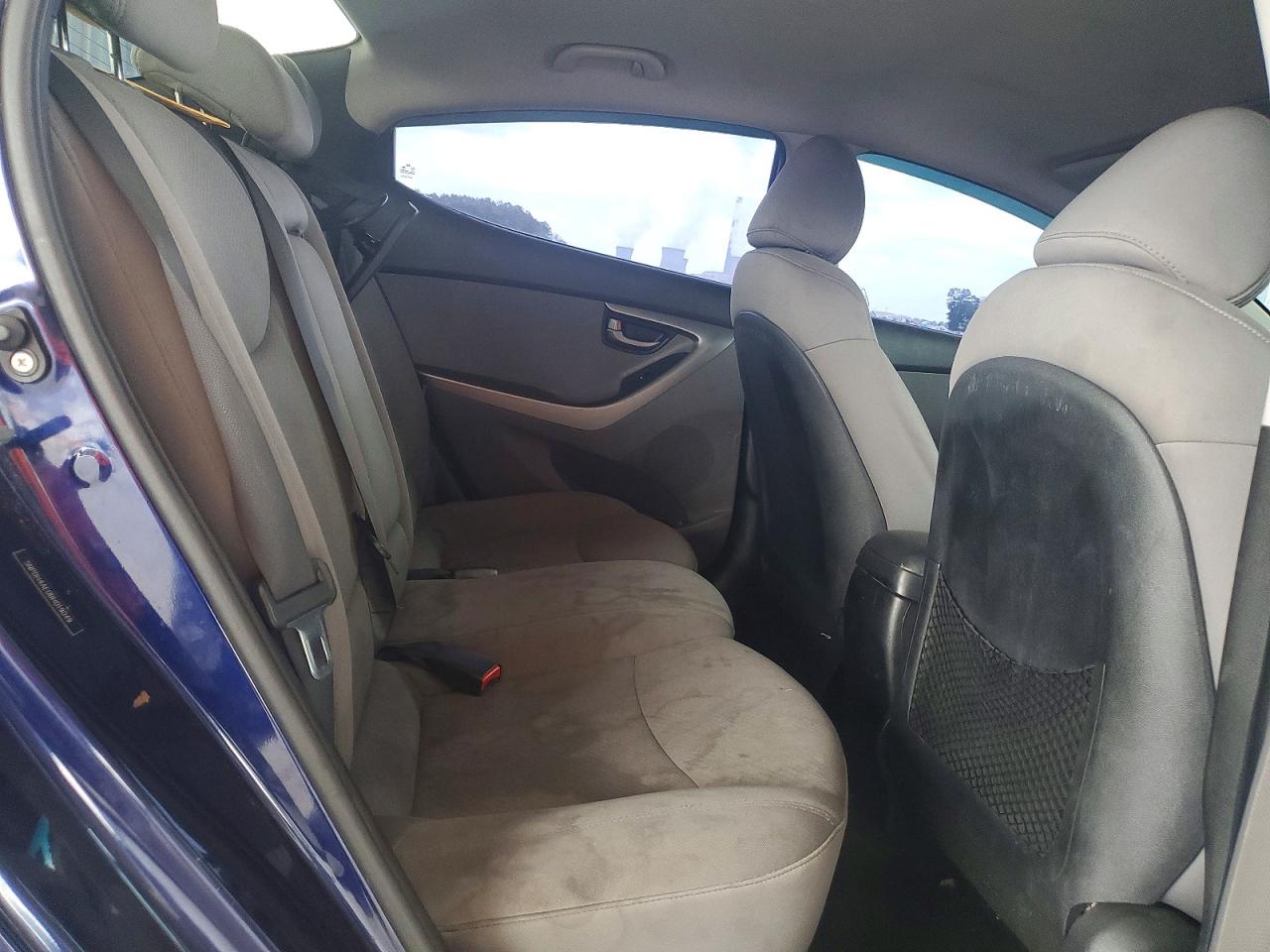2011 Hyundai Elantra Gls Синий vin: 5NPDH4AE0BH019049