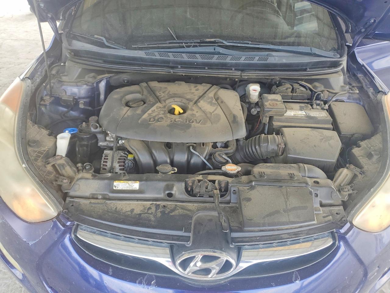 2011 Hyundai Elantra Gls Синий vin: 5NPDH4AE0BH019049