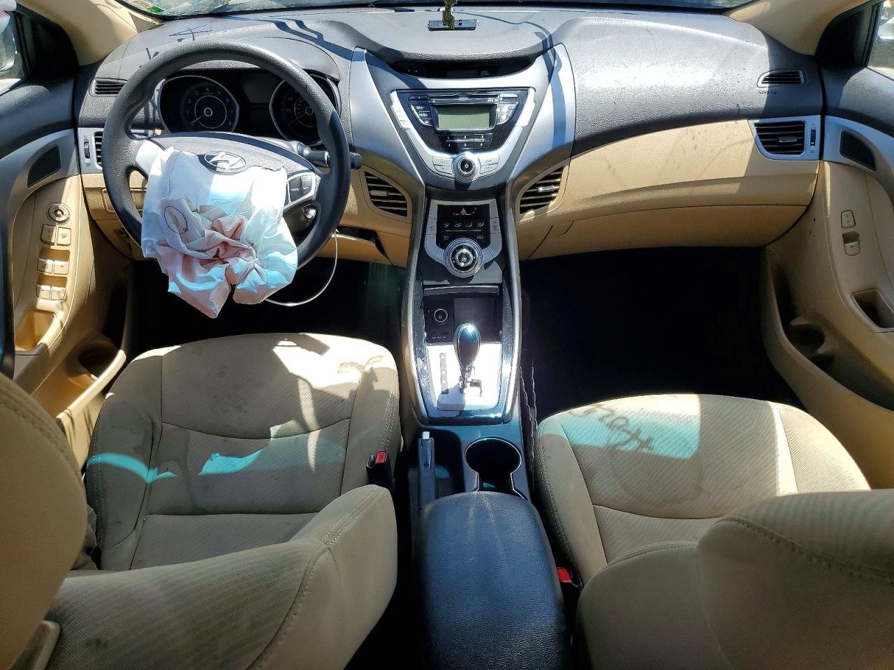 2011 Hyundai Elantra Gls White vin: 5NPDH4AE0BH029502