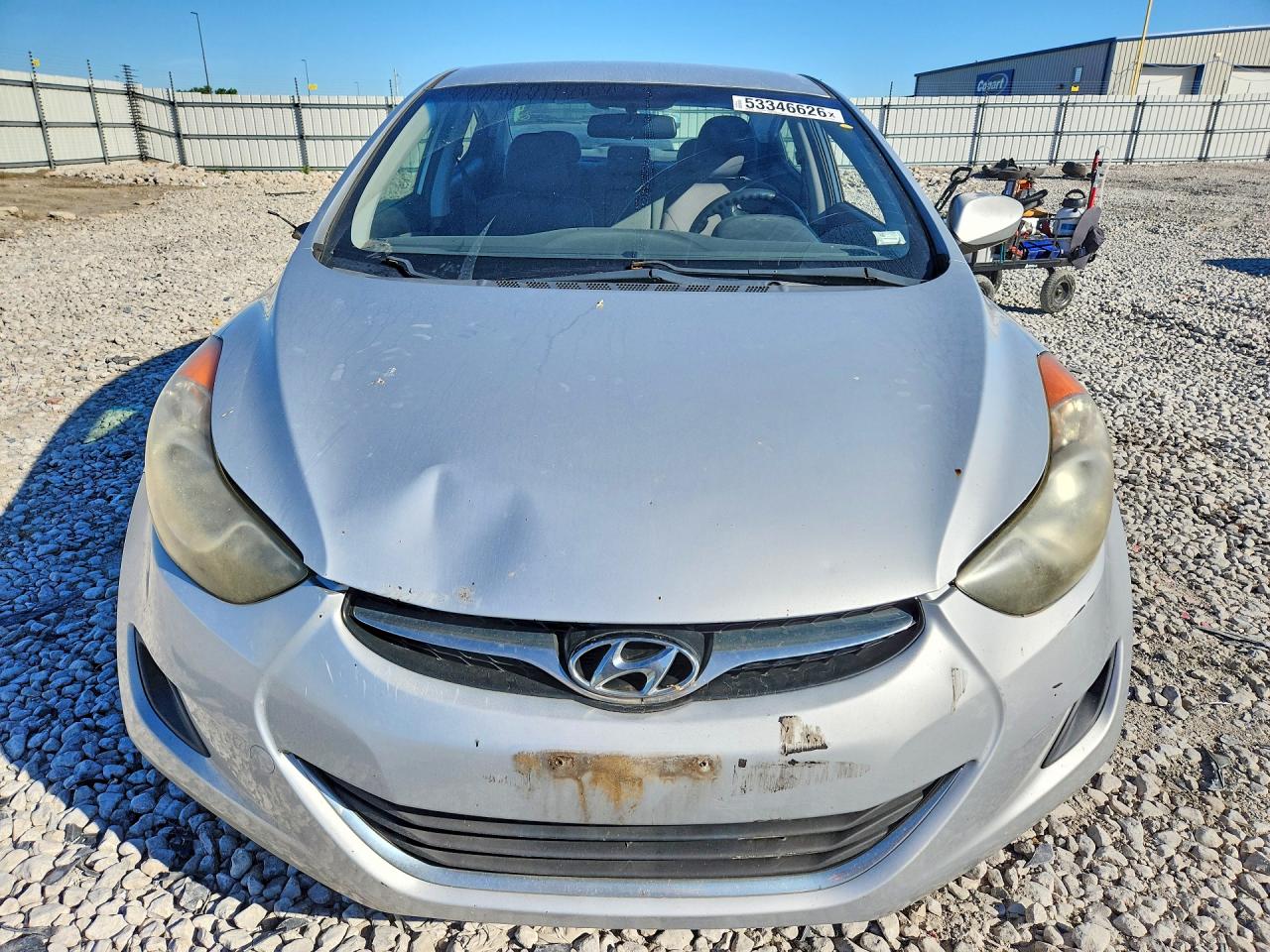 2011 Hyundai Elantra Gls Silver vin: 5NPDH4AE0BH032464