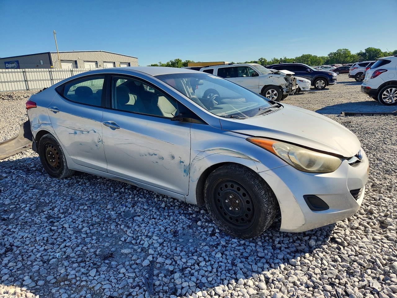 2011 Hyundai Elantra Gls Silver vin: 5NPDH4AE0BH032464
