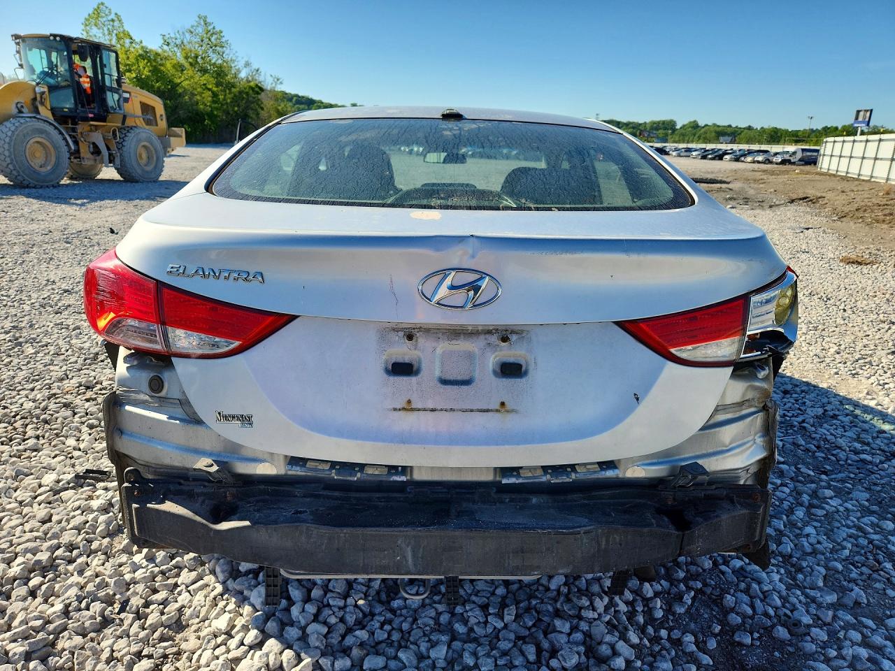 2011 Hyundai Elantra Gls Silver vin: 5NPDH4AE0BH032464