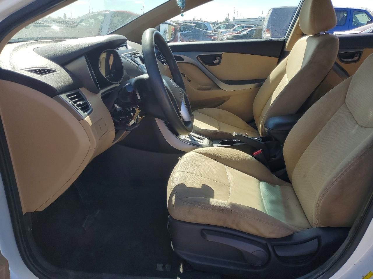 2011 Hyundai Elantra Gls White vin: 5NPDH4AE0BH050804