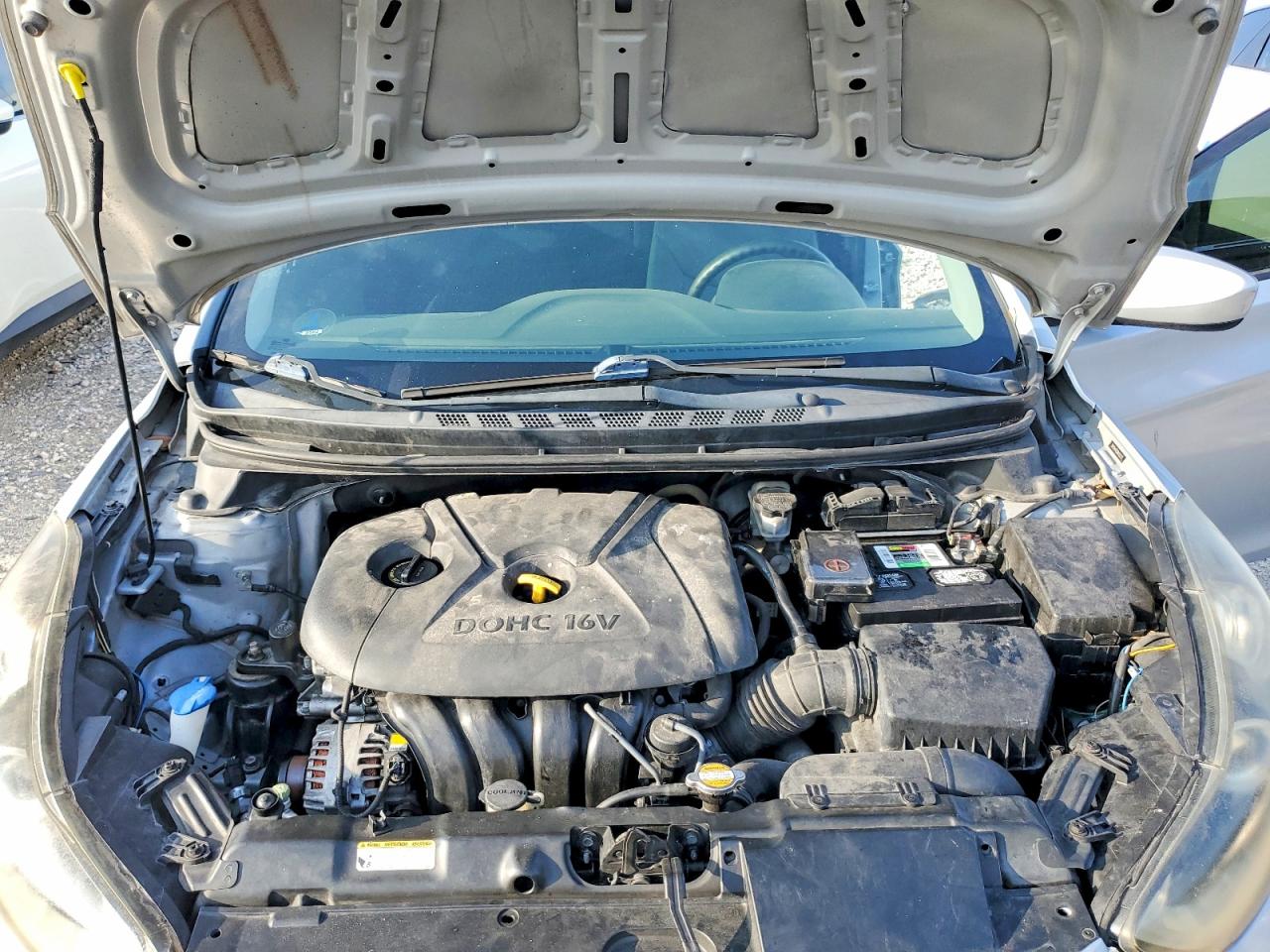 2011 Hyundai Elantra Gls Silver vin: 5NPDH4AE0BH052231