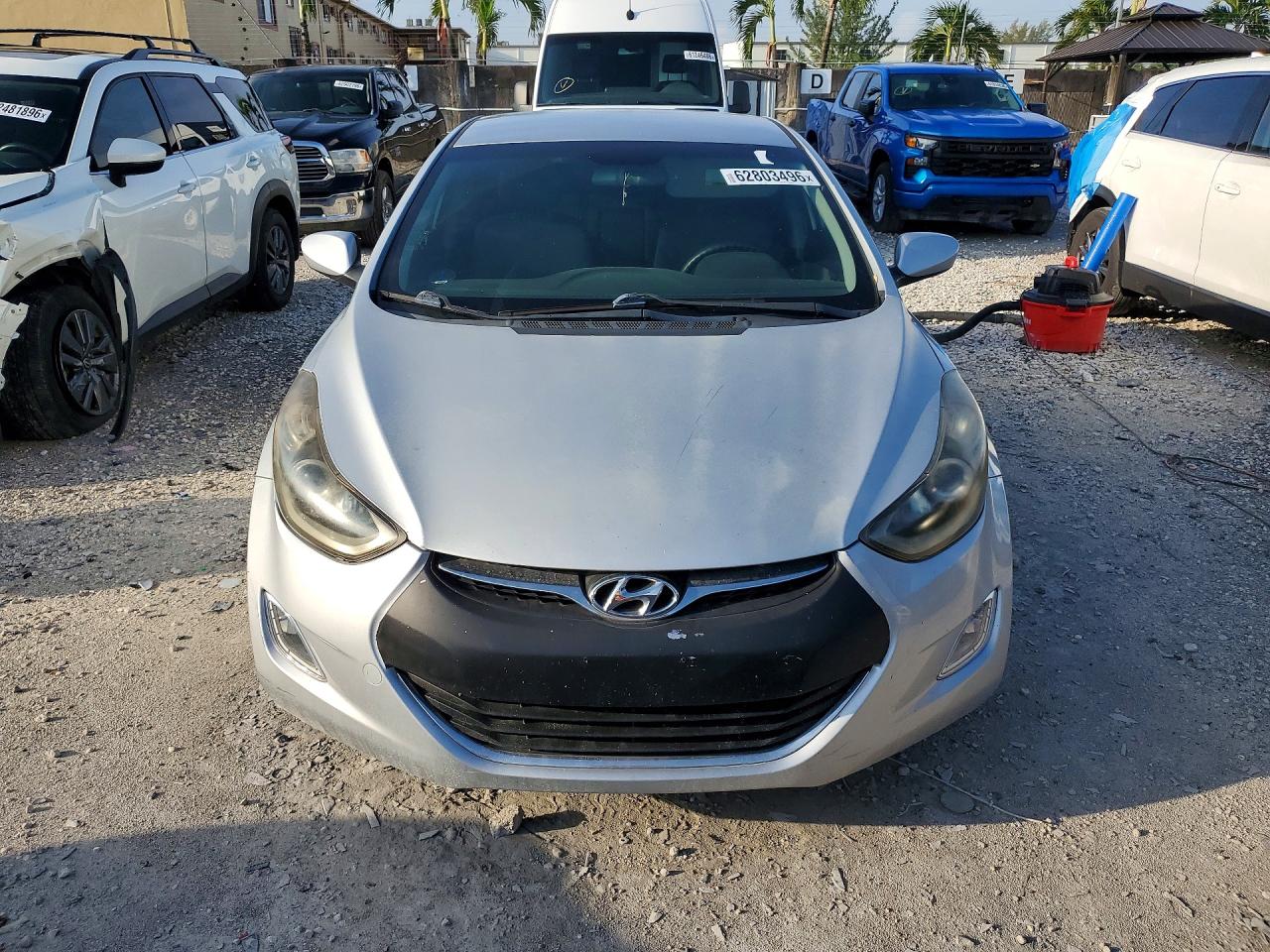 2011 Hyundai Elantra Gls Silver vin: 5NPDH4AE0BH052231
