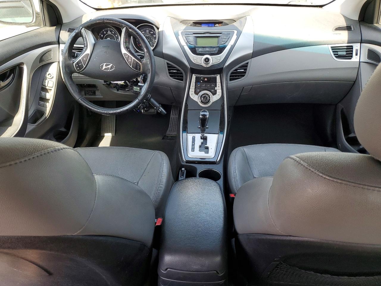 2011 Hyundai Elantra Limited Gray vin: 5NPDH4AE0BH076108
