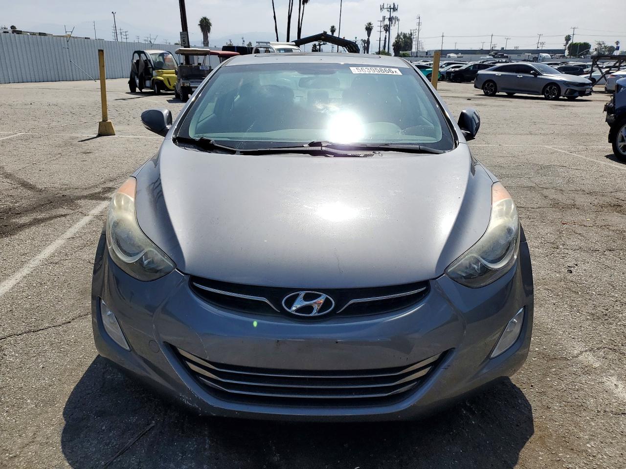 2011 Hyundai Elantra Limited Gray vin: 5NPDH4AE0BH076108