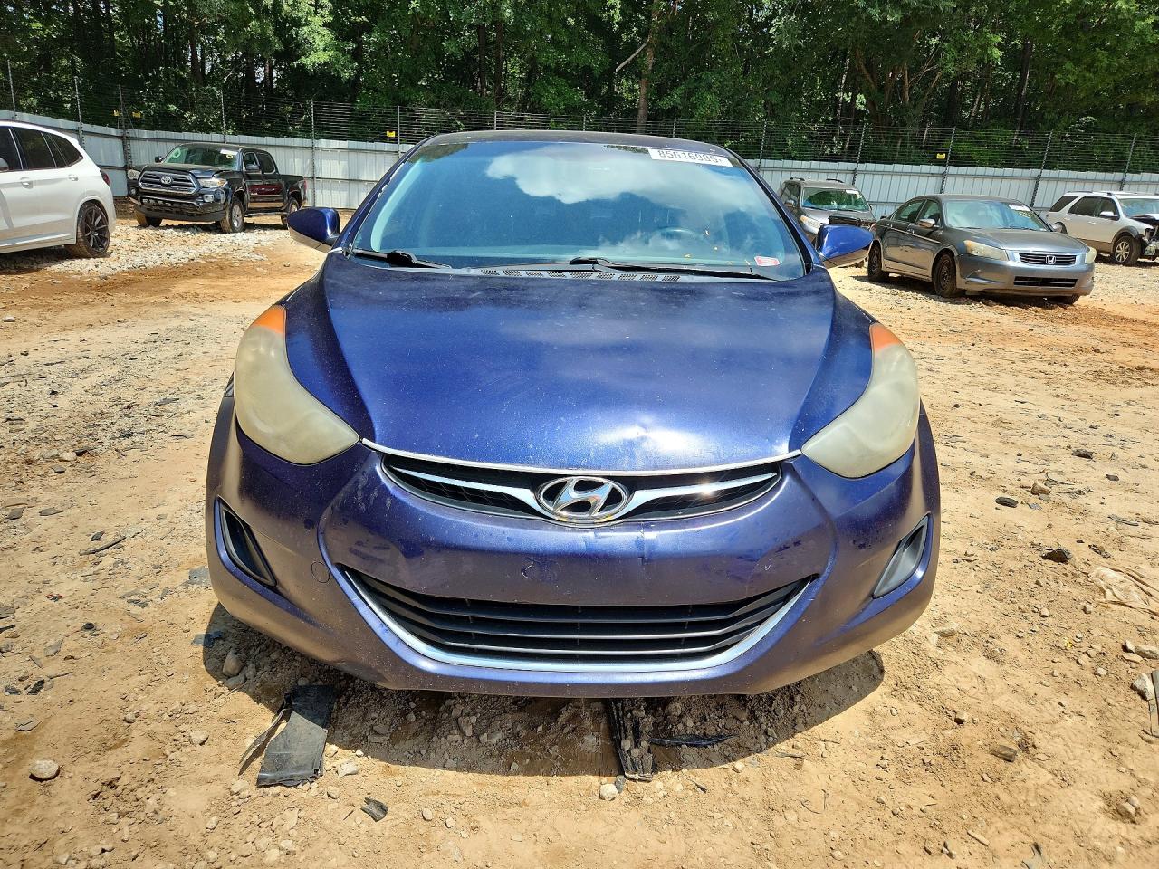 2012 Hyundai Elantra Gls Blue vin: 5NPDH4AE0CH076904