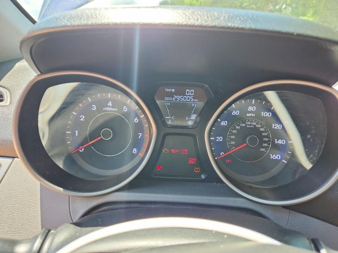 2012 Hyundai Elantra Gls Blue vin: 5NPDH4AE0CH076904
