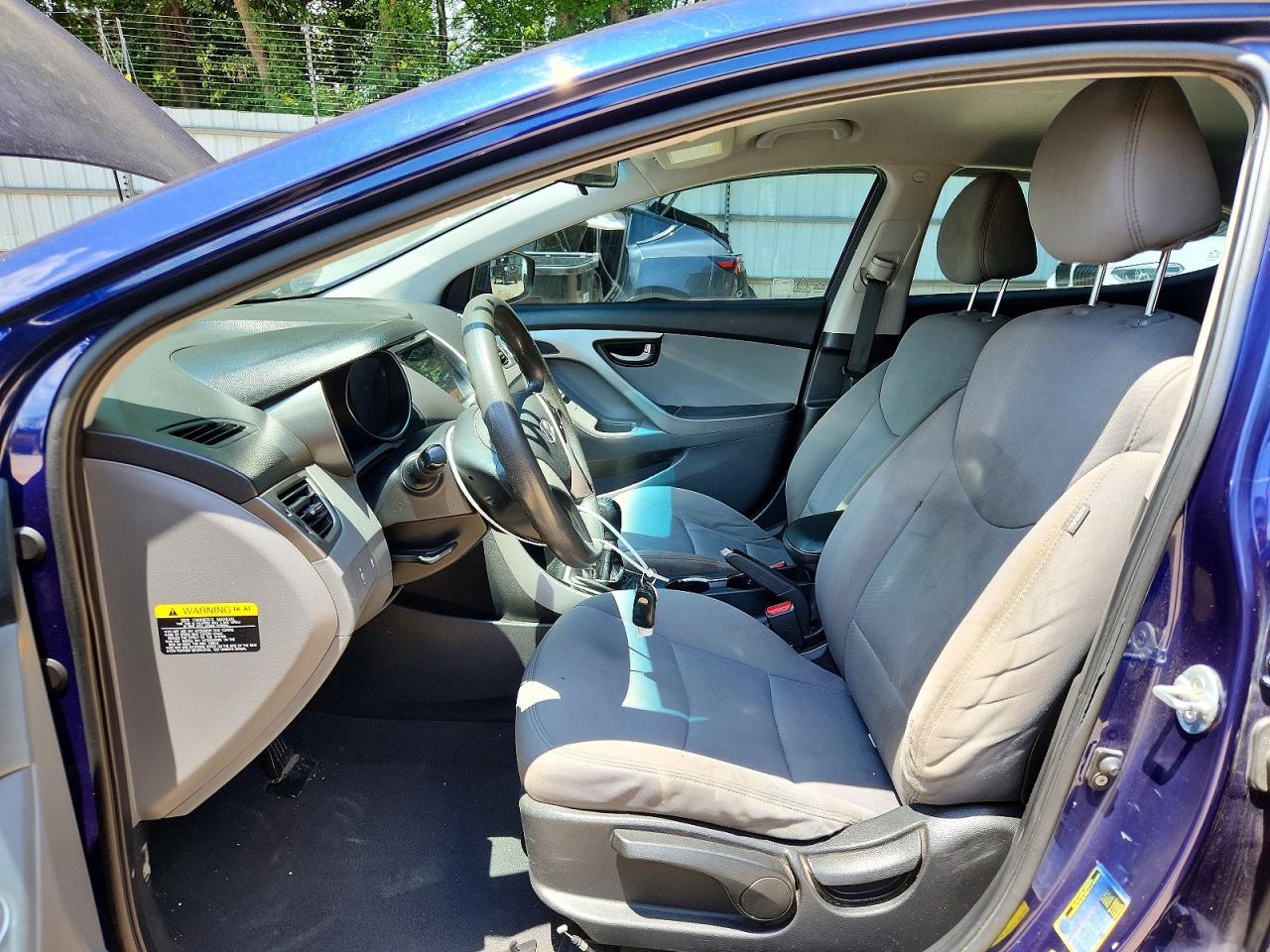2012 Hyundai Elantra Gls Blue vin: 5NPDH4AE0CH076904