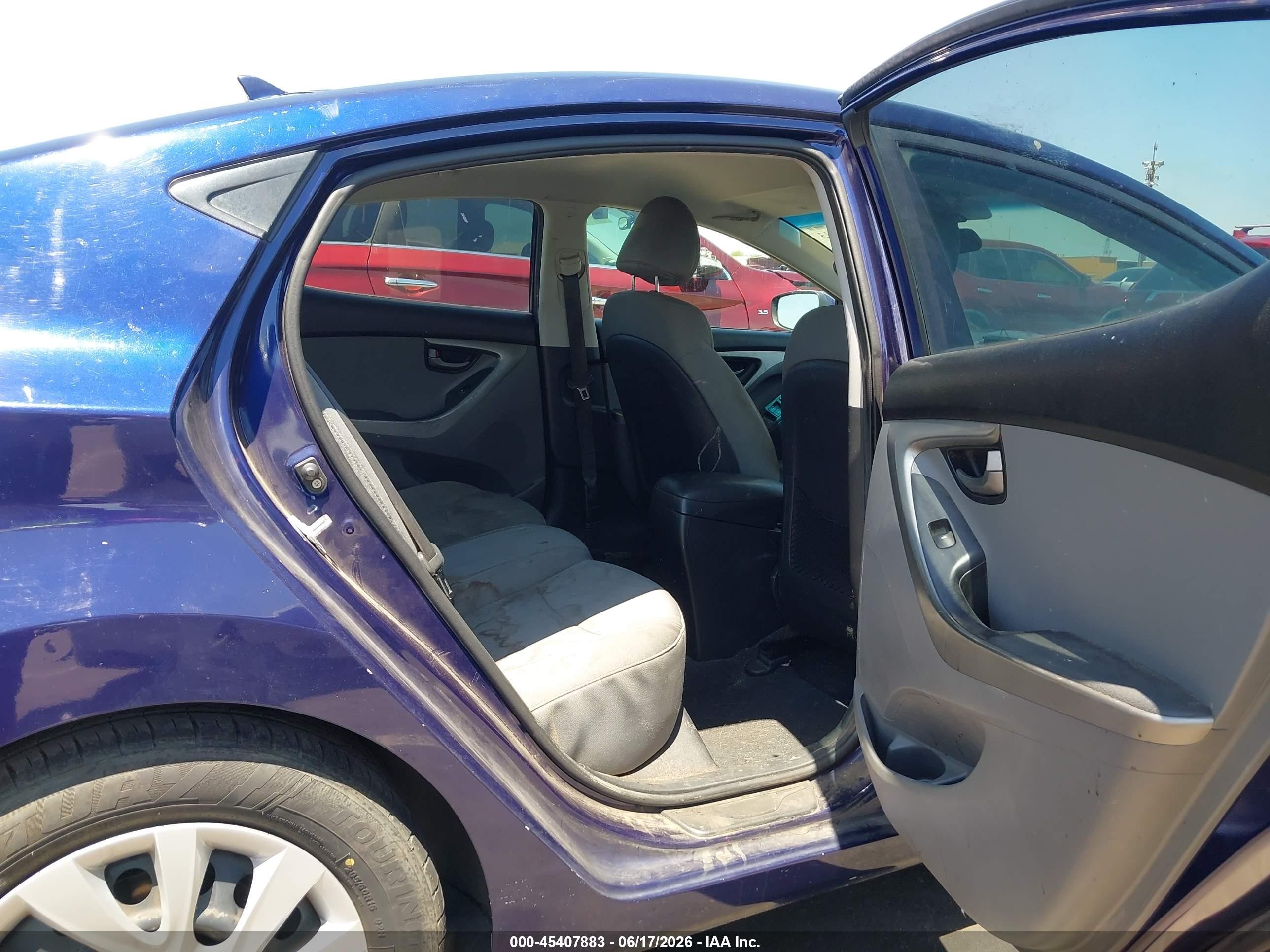 2012 Hyundai Elantra Gls Purple vin: 5NPDH4AE0CH080435